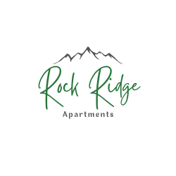 A logo for Rock Ridge Apartments is displayed.